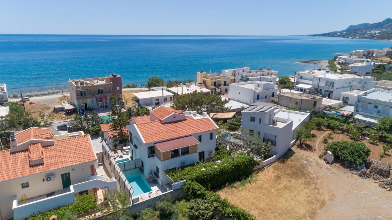Paradisos Luxury Villas Next To Beach Koutsourás Exteriör bild