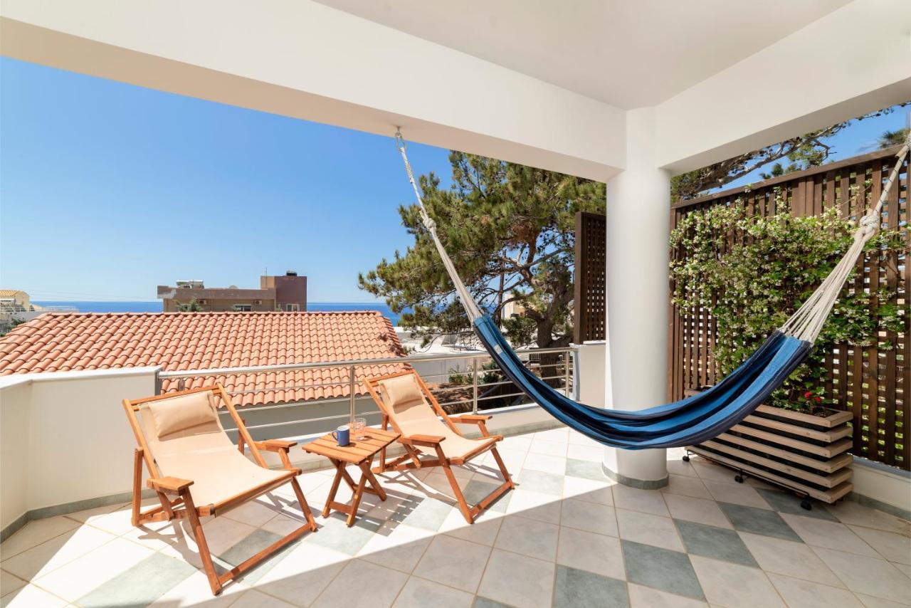Paradisos Luxury Villas Next To Beach Koutsourás Exteriör bild