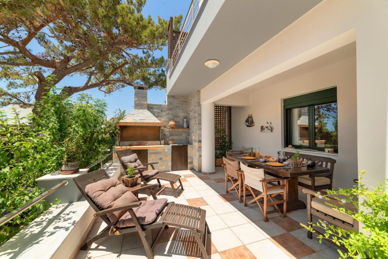 Paradisos Luxury Villas Next To Beach Koutsourás Exteriör bild