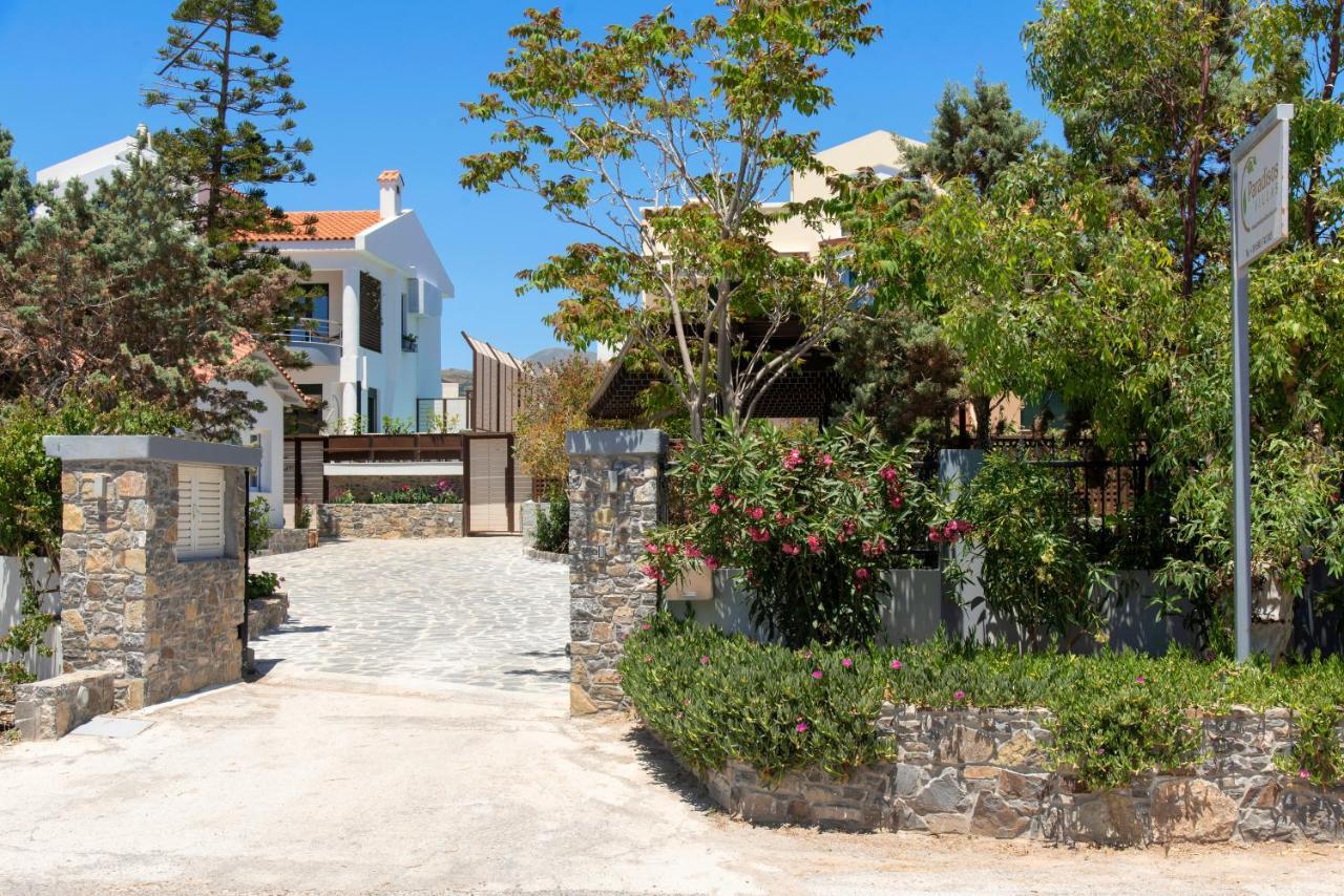 Paradisos Luxury Villas Next To Beach Koutsourás Exteriör bild
