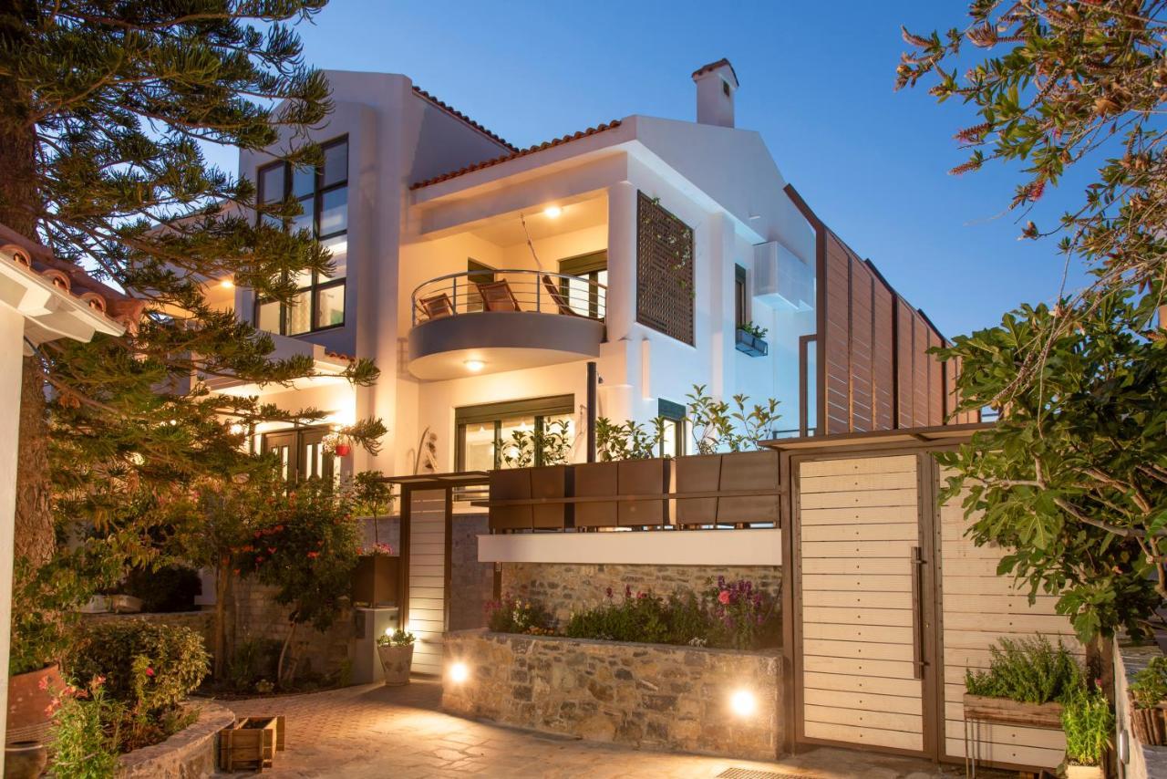 Paradisos Luxury Villas Next To Beach Koutsourás Exteriör bild